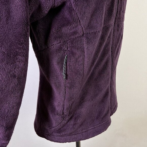Mountain Hard Wear Fleece Jacket Hooded Women's Small Purple Fuzzy Full Zip - Picture 10 of 15